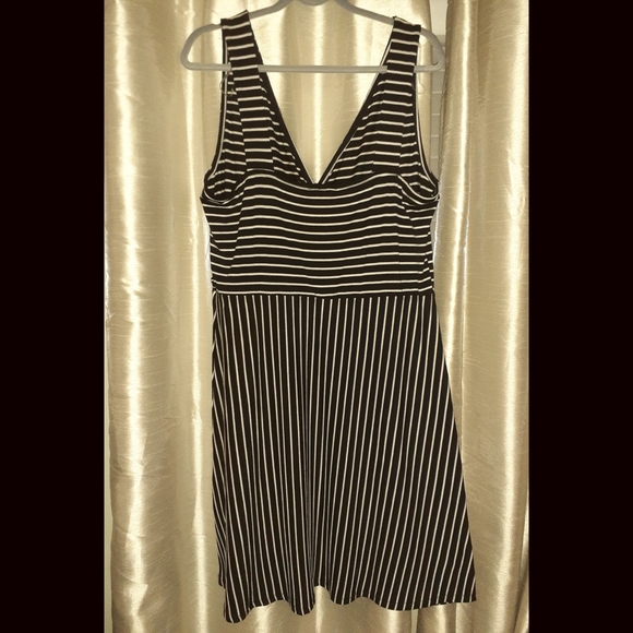 2/$20 Striped A-Line Knit Dress - Picture 2 of 5